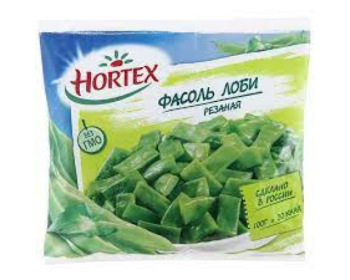 Фасоль лоби струч. рез. (Hortex) 400г 14 (14 шт в кор.)