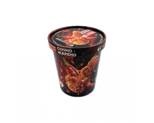 Стрипсы жареные в панировке стакан АГРО-РСТ 300гр. 6 (6 шт в кор.)