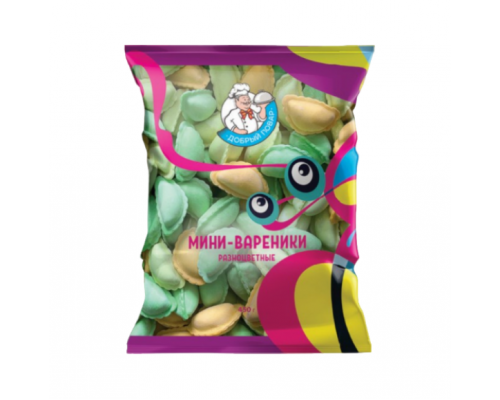 Вареники-мини с картофелем и сливками разноцветные 6кг (6 кг. в кор.)
