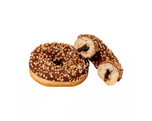Пончик "Nutty Cream" с ореховой начинкой 71гр. 12 (12 шт в кор.)