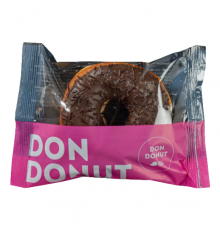 Пончик глаз. с нач. со вкусом шоколада 65гр 30 (флоупак) Don Donut (30 шт в кор.)