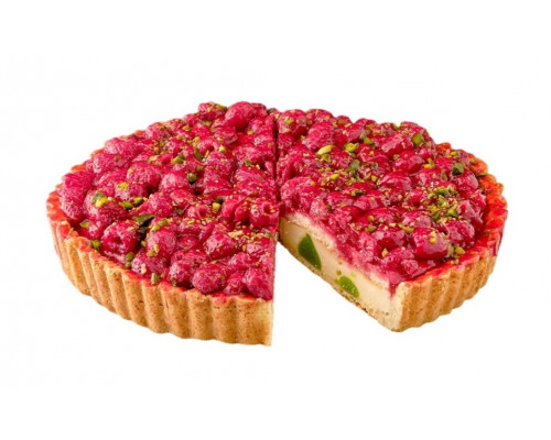 Торт Малина-фисташка ~112гр 1,35кг (12 порций) G07057 (12 шт в кор.)